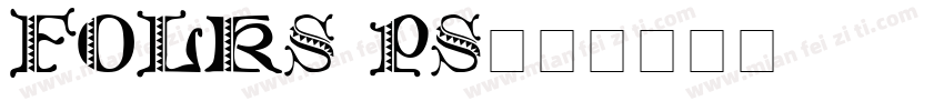 Folks PS字体转换